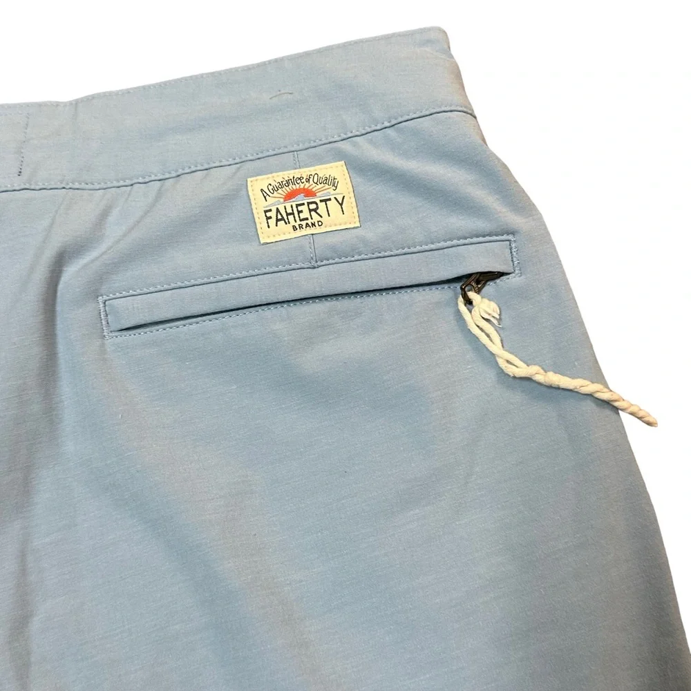 FAHERTY All Day Casual Mens Shorts Blue Size 29